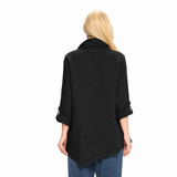 Lightweight Waffle Tunic in Black - FW124-BLK