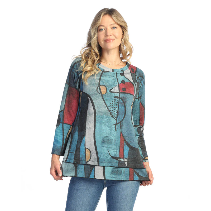 "Granada" Fleece Raglan Sleeve Top - SF7-1962