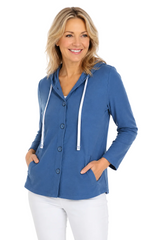 Textured Cotton Hoodie - 20512