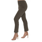 "Sasha" Pull-On Straight Leg Pant in Bronze Denim - SASHA-BZD