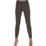 "Sasha" Pull-On Straight Leg Pant in Bronze Denim - SASHA-BZD