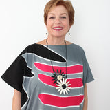 Amaya Double Flower Statement Adjustable Necklace