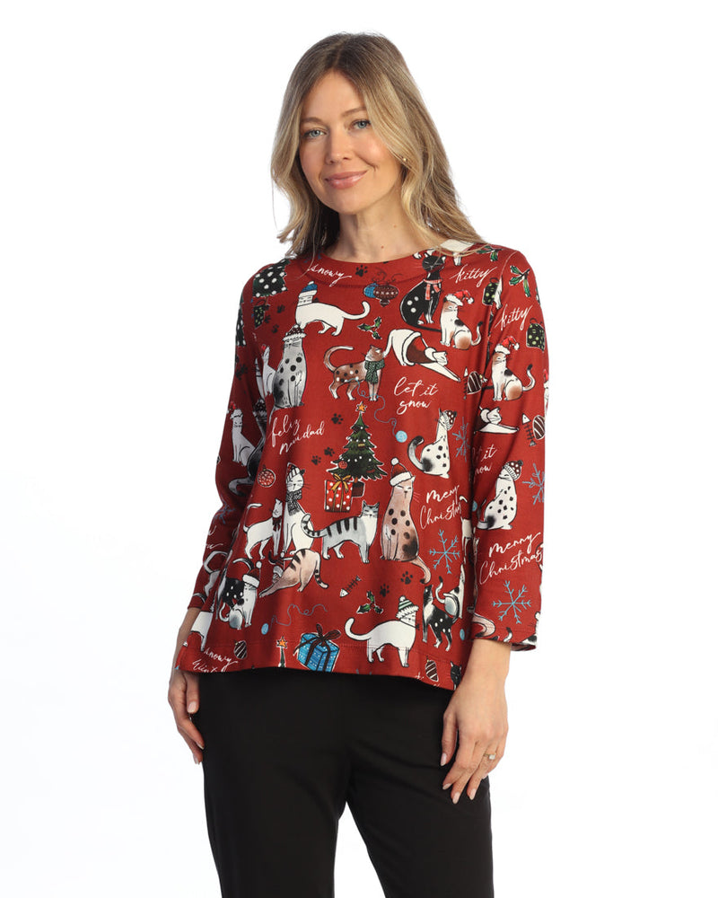 Brushed Hacci Tunic Top - JK1
