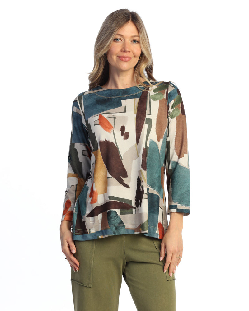 Brushed Hacci Tunic Top - JK1