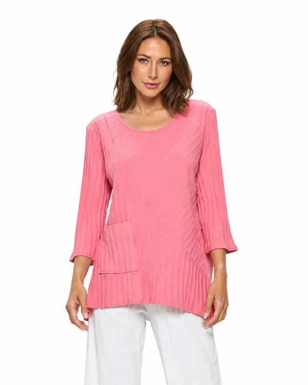 Soft Knit Ribbed Tunic - JR103