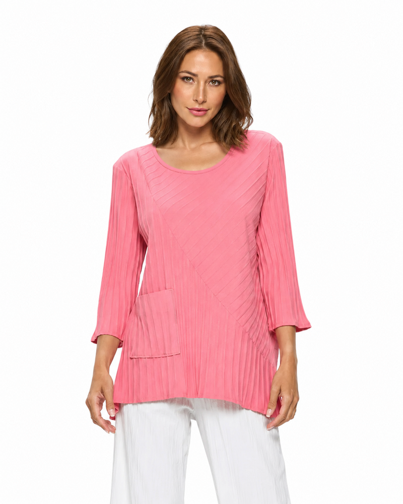 Soft Knit Ribbed Tunic - JR103