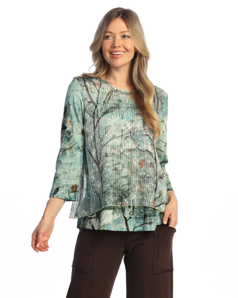Cotton Modal Mesh Top - KM7