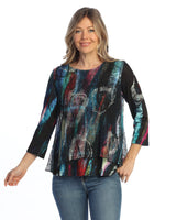 Cotton Modal Mesh Top - KM7