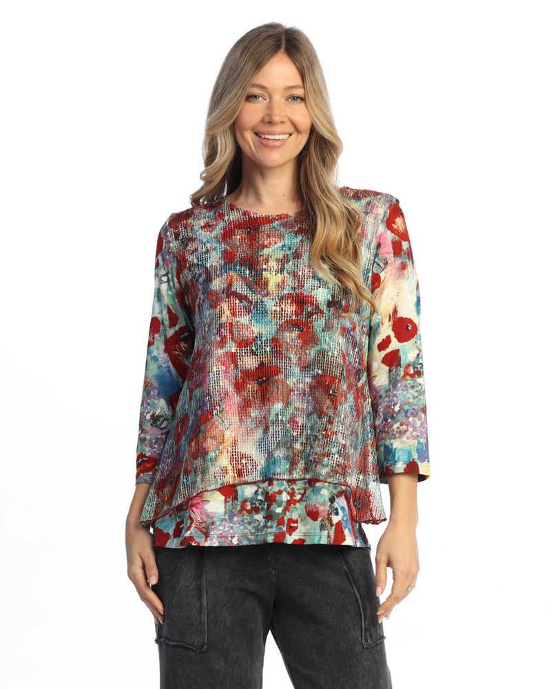 Cotton Modal Mesh Top - KM7