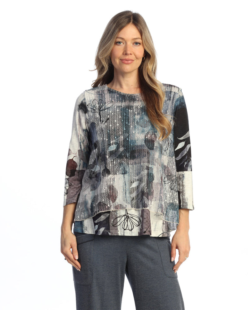 Cotton Modal Mesh Top - KM7