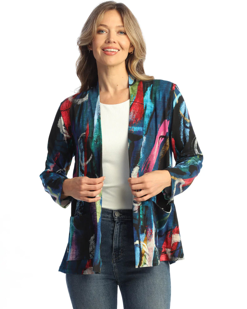 Cotton Spandex Open Cardigan - KS5