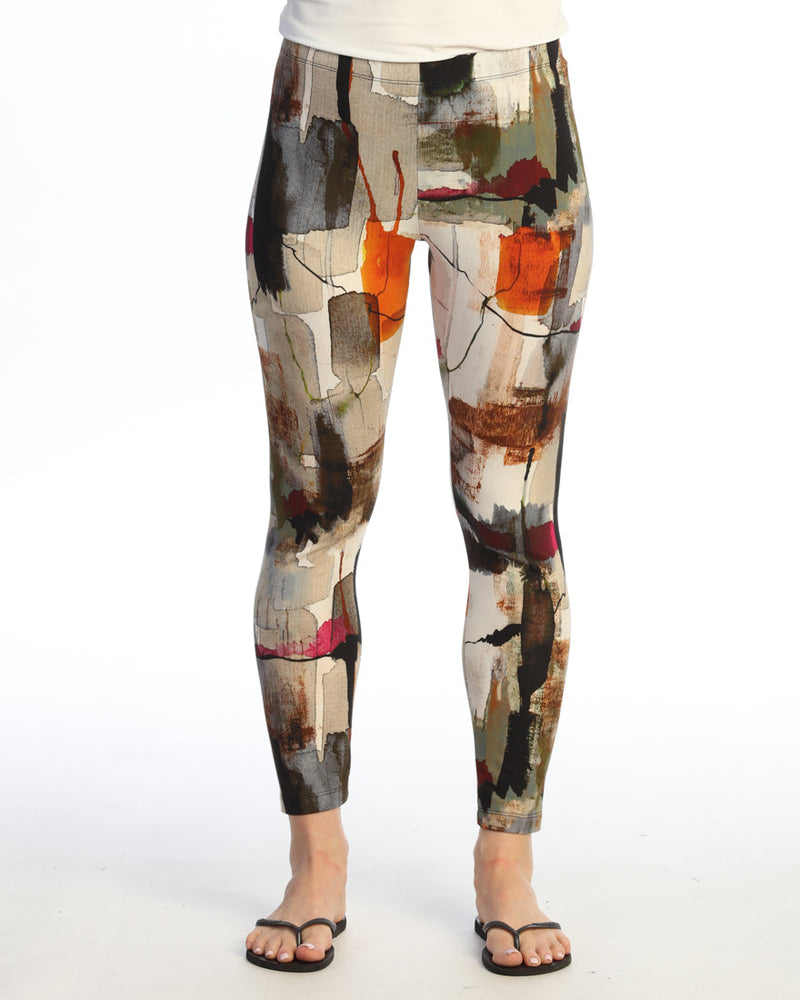 Cotton Spandex Printed Legging - KS7