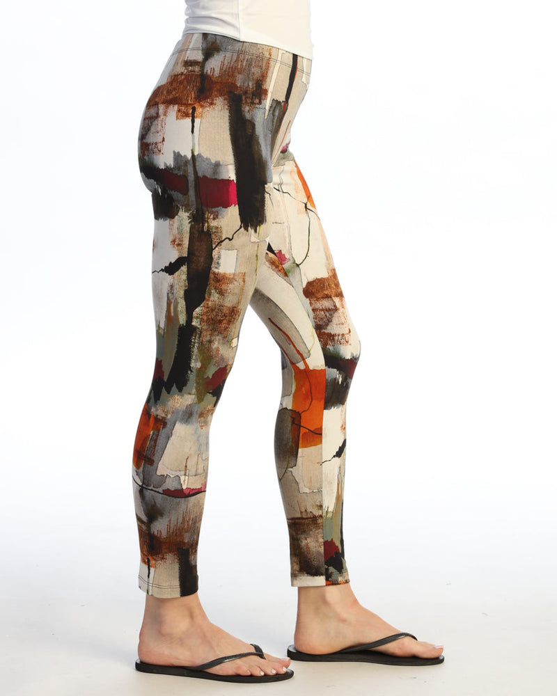 Cotton Spandex Printed Legging - KS7