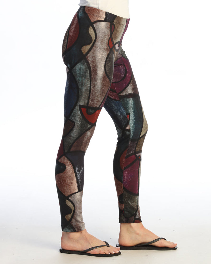 Cotton Spandex Printed Legging - KS7