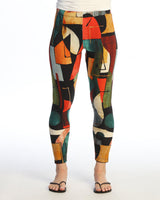 Cotton Spandex Printed Legging - KS7