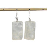 White Vega Earrings