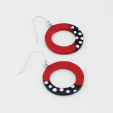 Red Inez Earrings