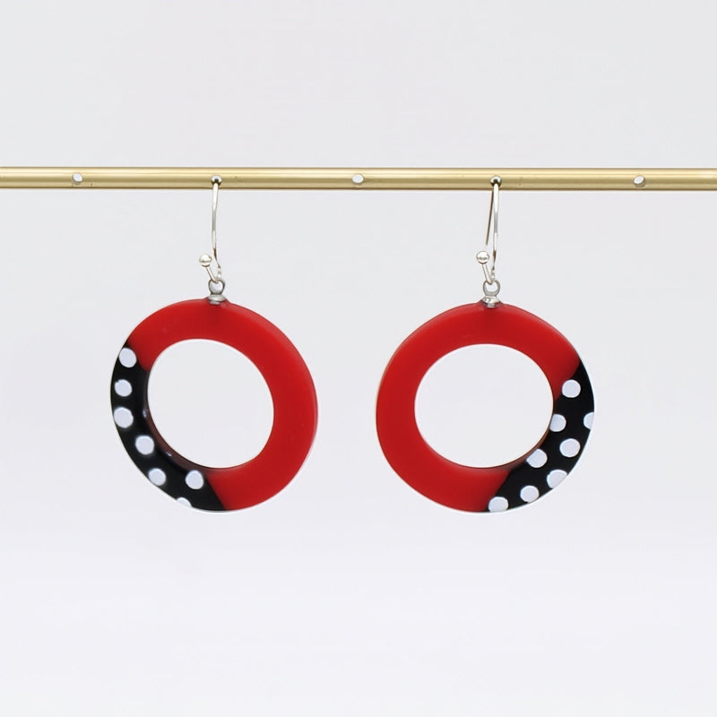 Red Inez Earrings