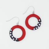 Red Inez Earrings
