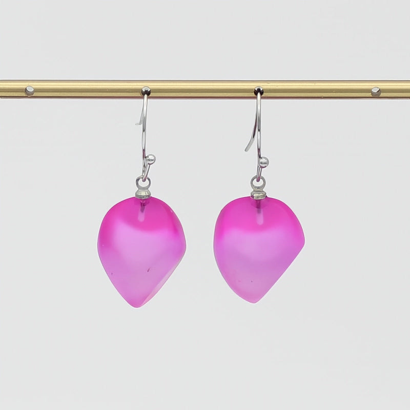 Fuchsia Gem Drop Earring