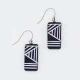 Black Geometric Vesperra Earring