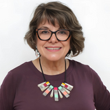 Vivid Hues Cascade Charm Adjustable Necklace