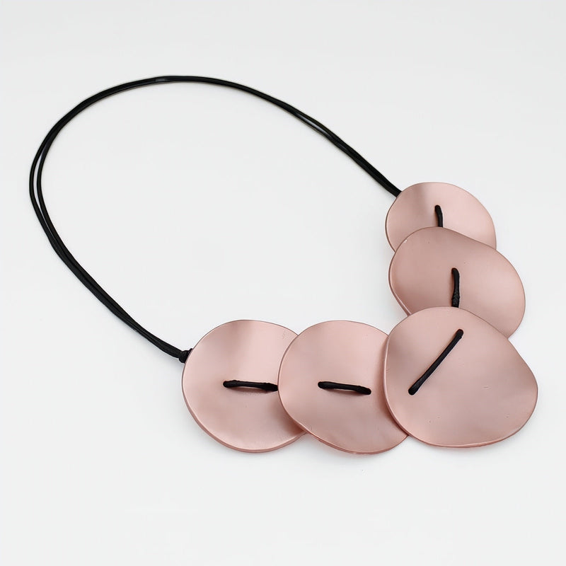 Rose Opaline Drift Adjustable Necklace