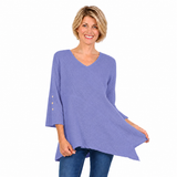 Lightweight V-Neck Waffle Tunic - LW102