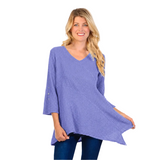 Lightweight Cotton Waffle-Knit Tunic in Future Dusk - LW102