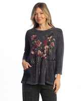 Mineral Washed Tunic Top - M101