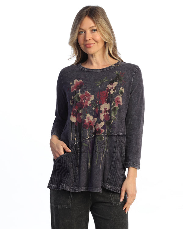 Mineral Washed Tunic Top - M101