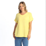 Mineral Washed Gauze Short Sleeve Top - M104