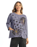 Mineral Washed Drop Shoulder Top - M111