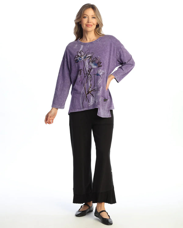 "Lorena"  Mineral Washed Tunic Top - M112-2148