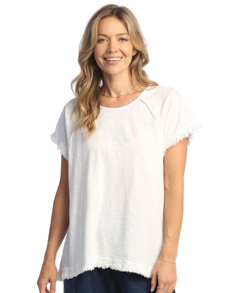 Jess & Jane Mineral Washed Raglan Short-Sleeve Top - M115 – Shop My ...