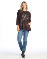 "Field Notes" Mineral Washed Patch Pocket Tunic Top - M12-2046