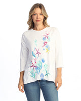 Mineral Washed Patch Pocket Tunic Top - M12