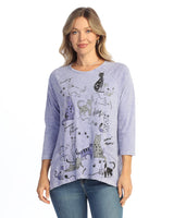 Mineral Washed Patch Pocket Tunic Top - M12