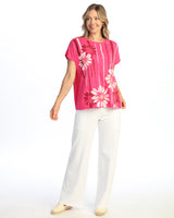 Center Seam Boxy Dolman Top - M137