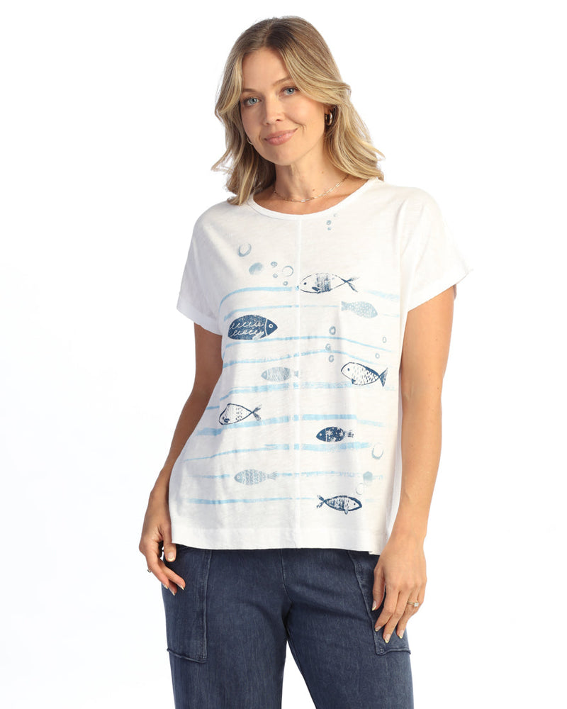 Center Seam Boxy Dolman Top - M137