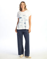 Center Seam Boxy Dolman Top - M137