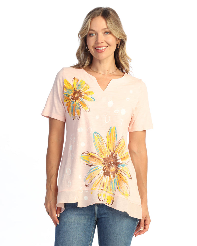 Notch Neck Top - M138