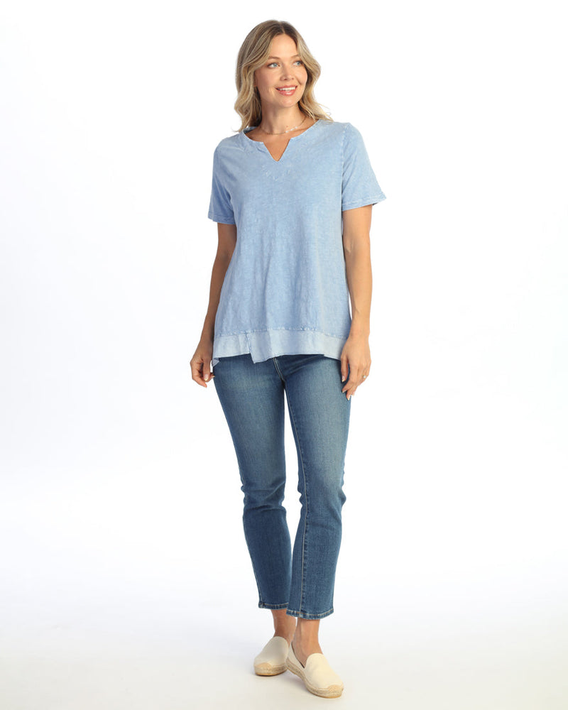 Notch Neck Top - M138