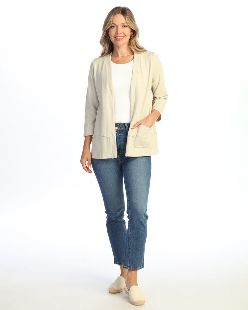 Terry Open Cardigan - M142