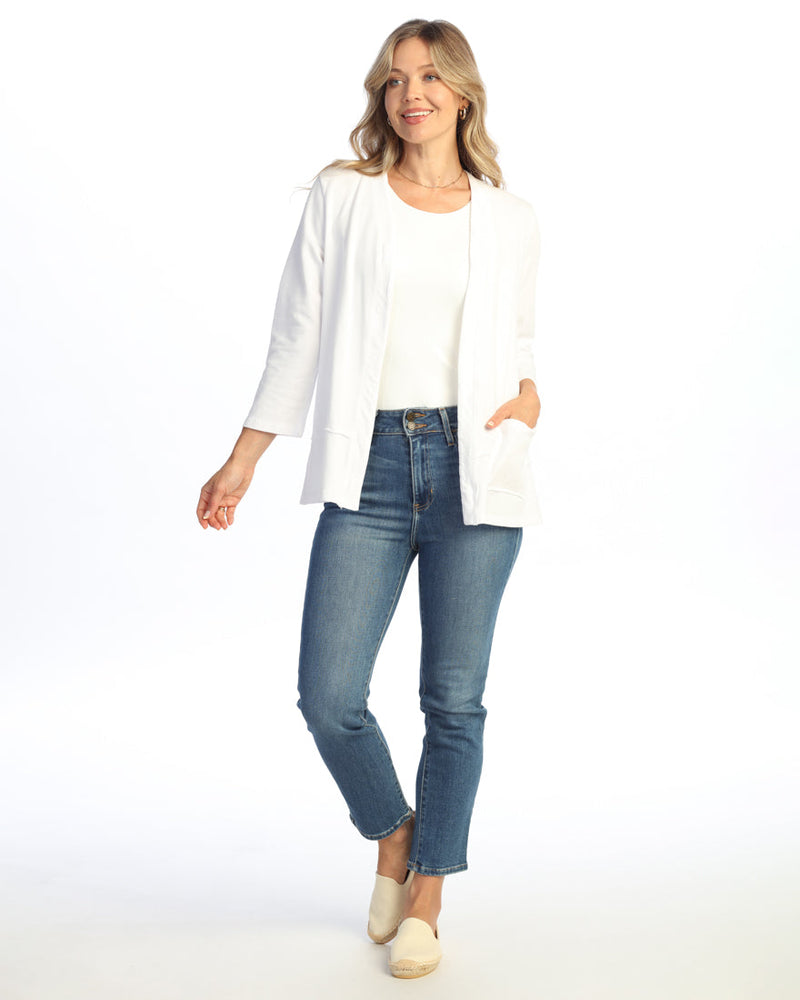 Terry Open Cardigan - M142