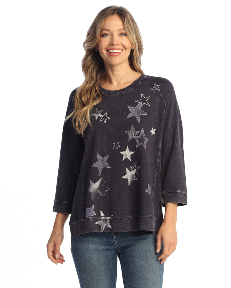 Mineral Washed Cotton French Terry Top - M51