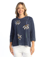 Mineral Washed Cotton French Terry Top - M51