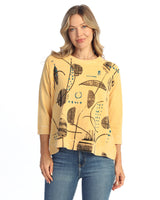 Mineral Washed Cotton French Terry Top - M51