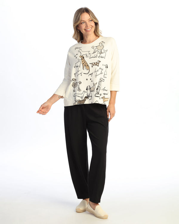 Mineral Washed Cotton French Terry Top - M51