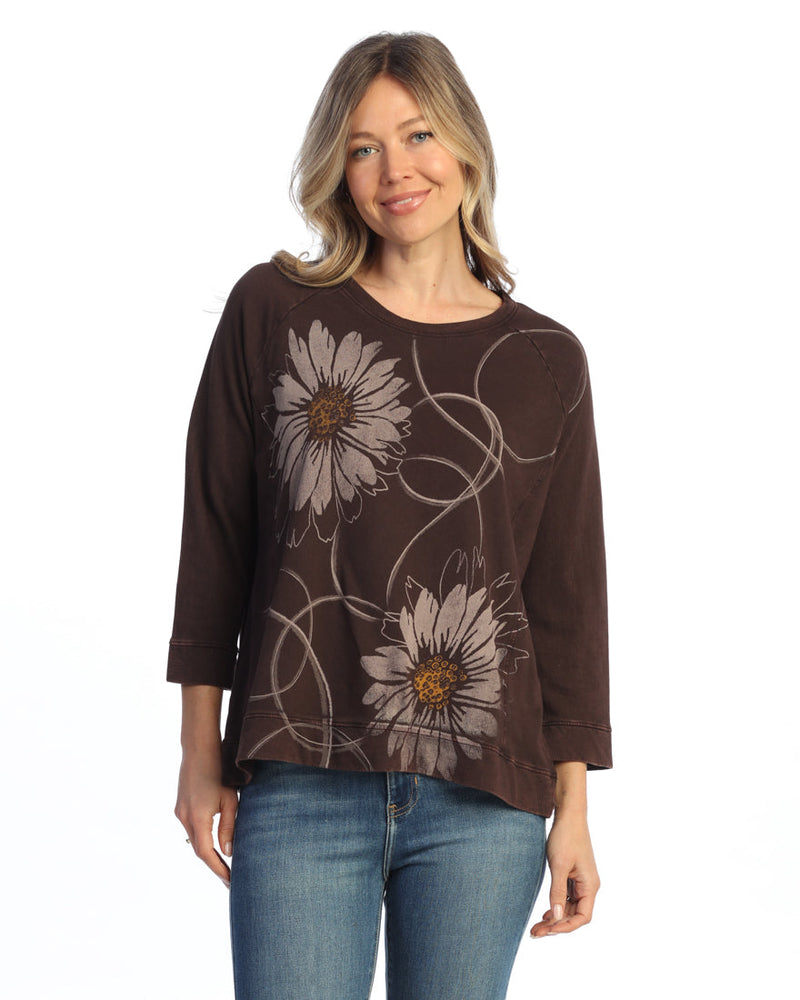 Mineral Washed French Terry Top - M51-